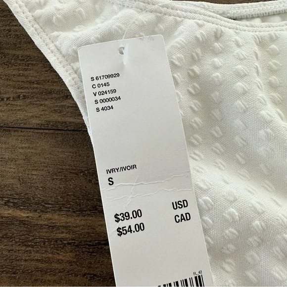 NWT Out From Under Urban Outfitters Small Knotted High Leg Bikini Bottoms Swim S - Picture 5 of 5